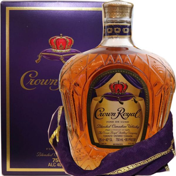 Виски Crown Royal 0.75 л 40% в подарочной упаковке