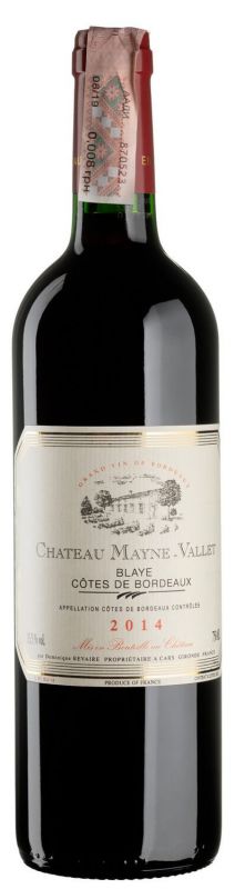 Вино Chateau Mayne-Vallet 0,75 л
