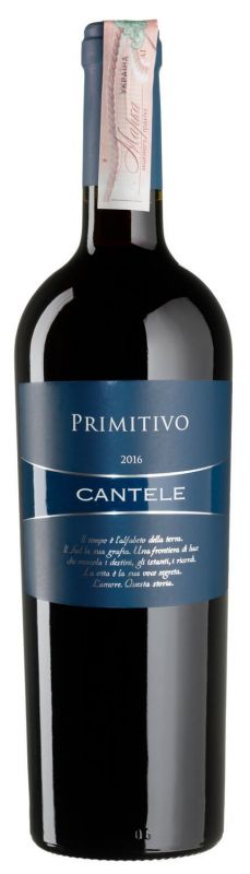 Вино Primitivо 0,75 л