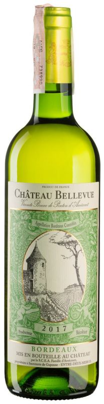 Вино Chateau Bellevue Blanc 0,75 л