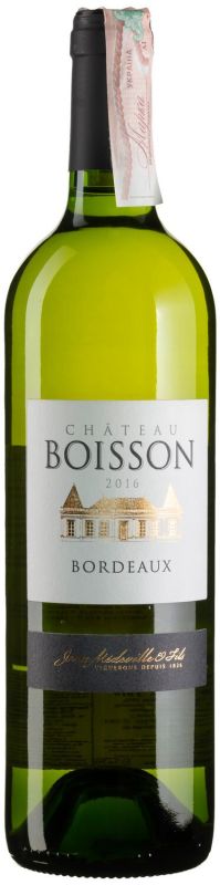 Вино Chateau Boisson Blanc 0,75 л