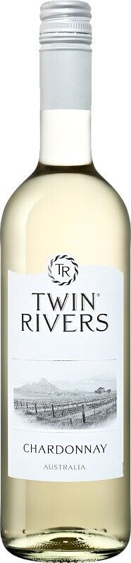 Вино Twin Rivers Chardonnay South Eastern Australia 12,5% белое сухое 0.75 л