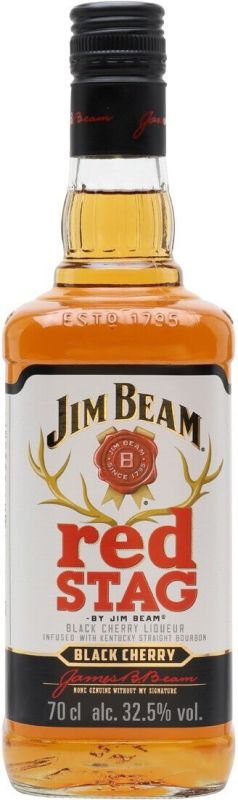 Крепкий ликер Jim Beam Red Stag (Black Cherry) 0,5 л 32,5%