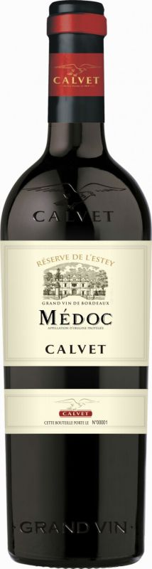 Вино Calvet Reserve de L'Estey Medoc красн. сух. 0,75 л