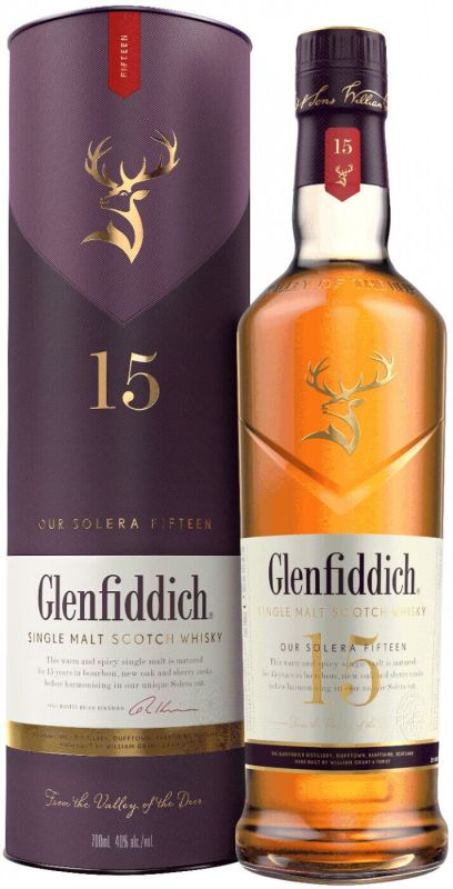 Виски "Glenfiddich" 15 Years Old, in tube, 0.7 л