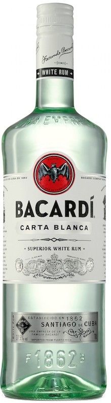Ром "Bacardi" Carta Blanca, 1 л