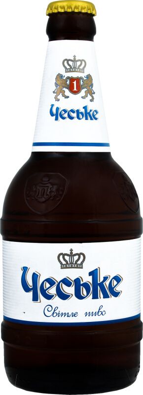 Упаковка пива УПХ Чеське Светлое фильтрованное 4.6% 0.5 л х 15 шт