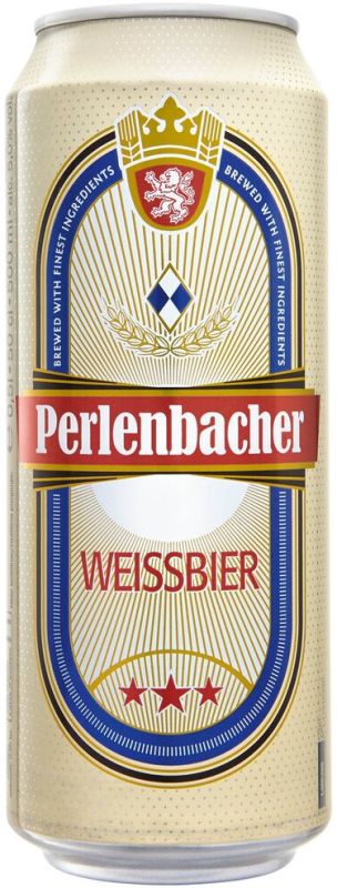 Пиво Perlenbacher Wheat Beer, in can, 0.5 л