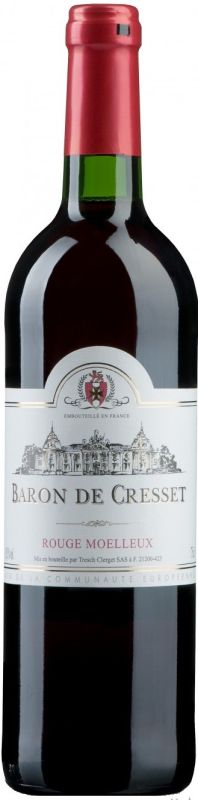 Вино "Baron de Cresset" Rouge Moelleux