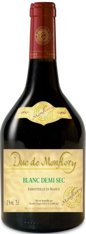 Вино "Duc de Monflory" Blanc Demi-Sec