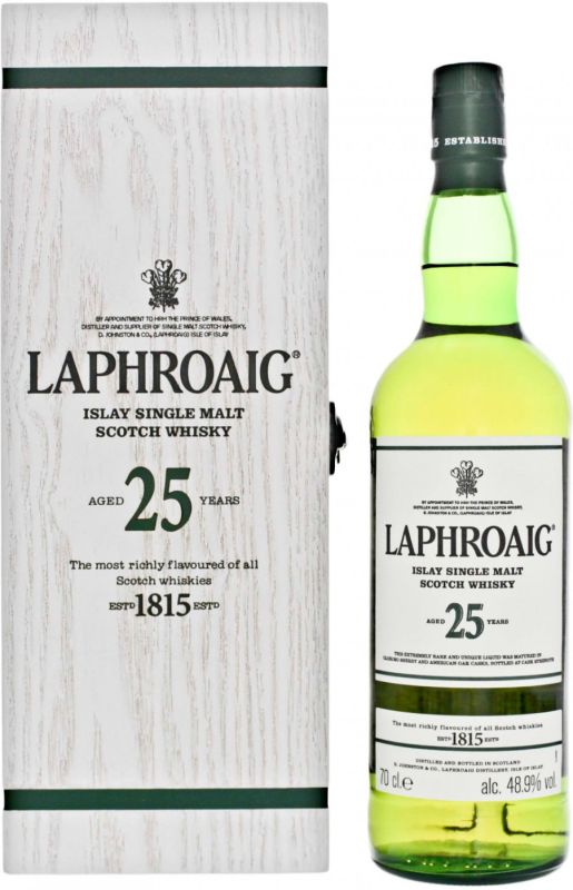 Віскі "Laphroaig" 25 Years Old (48,9%), gift box, 0.7 л