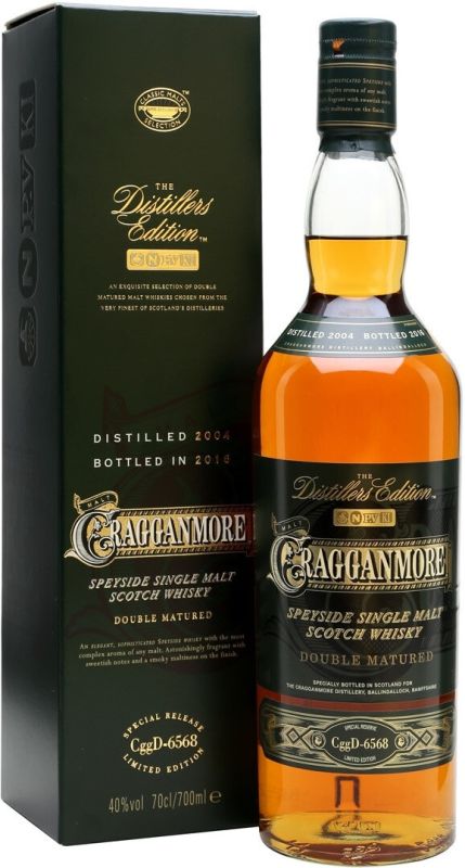 Віскі Cragganmore, 2004, "Distiller's Edition", gift box, 0.7 л