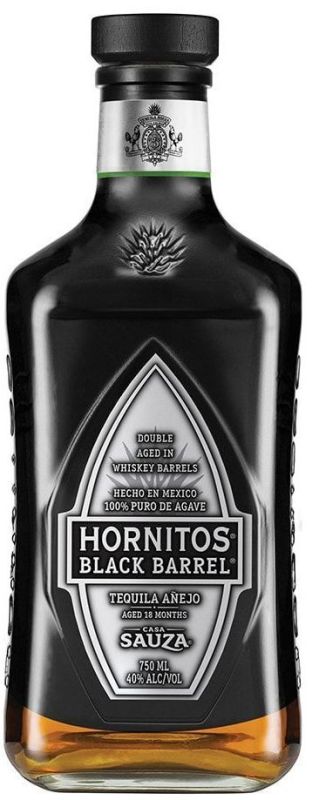 Текила Sauza "Hornitos" Black Barrel, Anejo, 0.75 л