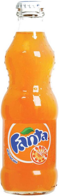 Вода "Fanta" Orange, Glass, 0.33 л