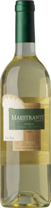 Вино Barbadillo, "Maestrante" Blanco Semi-Dulce, 2010