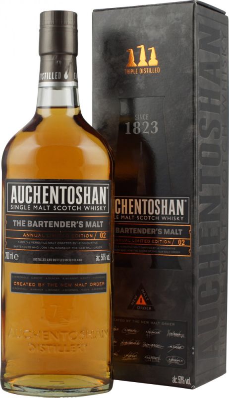 Виски Auchentoshan, "The Bartender's Malt" Limited Edition 02, gift box, 0.7 л