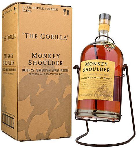 Віскі "Monkey Shoulder", gift box with cradle, 4.5 л