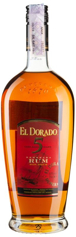 Ром El Dorado 5 yo 0,7 л