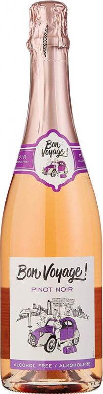 Игристое вино "Bon Voyage" Pinot Noir, Alcohol Free