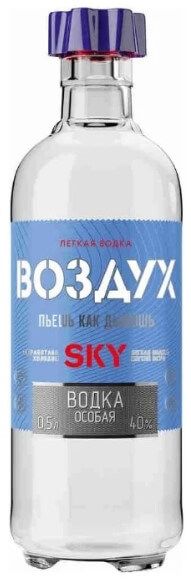 Водка "Воздух" Скай, 0.5 л