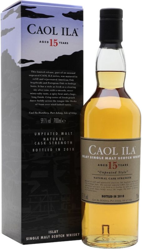 Виски Caol Ila 15 Years Old "Unpeated Style" (59,1%), gift box, 0.7 л