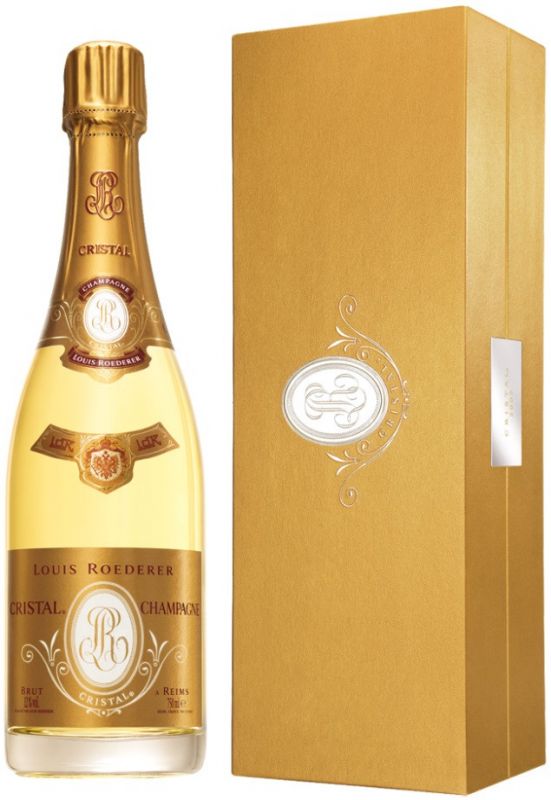 Шампанское "Cristal" AOC, 2012, gift box