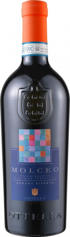 Вино Ottella, "Molceo" Riserva, Lugana DOC, 2016, gift box, 1.5 л