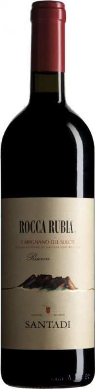 Вино Carignano del Sulcis DOC, "Rocca Rubia", 2017