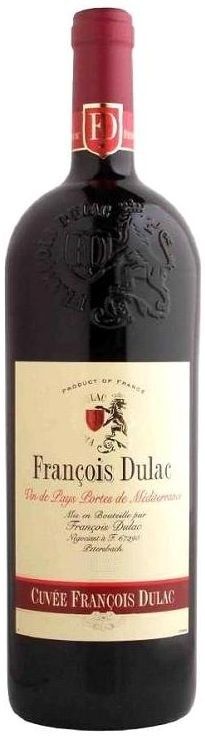 Вино Cuvee Francois Dulac, Vin de Pays Portes de Mediterrannee, 2010, 1 л