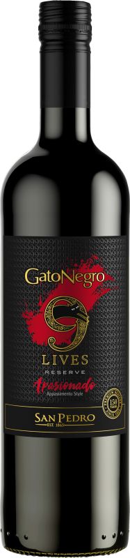 Вино Gato Negro 9 Lives Reserve Apasionado красное сухое 0.75 л