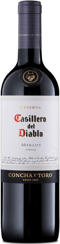 Вино Casillero del Diablo Merlot  Reserva