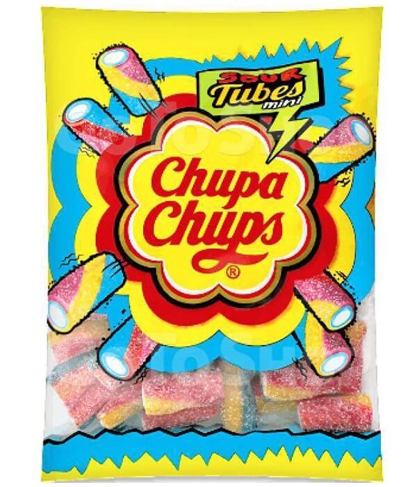 Жевательные конфеты Chupa Chups Sour Tubes Mini 70 г