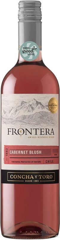 Вино Frontera Cabernet „Blush“ сладкое розовое 0,75 л 12%