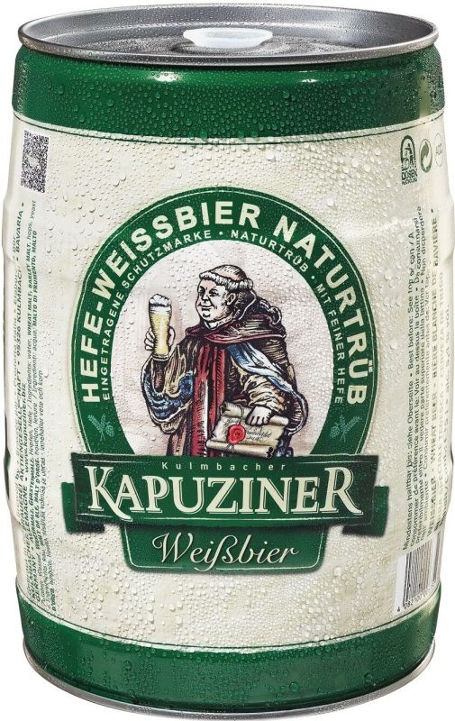 Пиво "Kapuziner" Weissbier, mini keg, 5 л