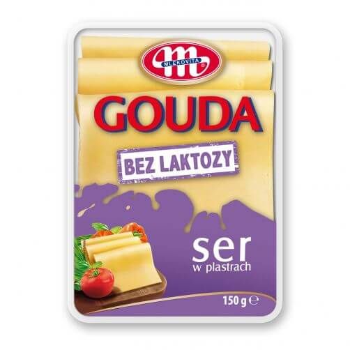 Сыр МЛЕКОВИТА ГАУДА без лактозы нарезка 150г