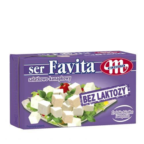 Сыр фета МЛЕКОВИТА "ФАВИТА" без лактозы270г