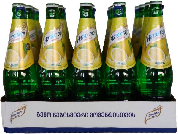 Упаковка лимонада Natakhtari Лимон 0.5 л х 20 бутылок