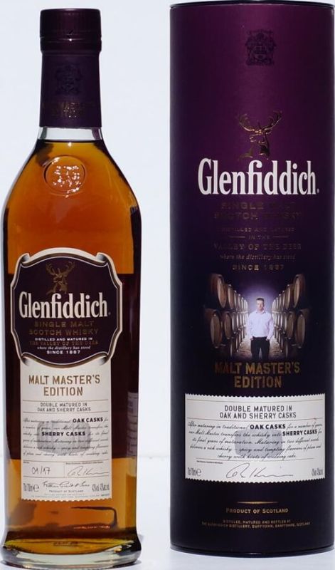Віскі односолодовий Glenfiddich 12 yo Malt Master 0,7 л.