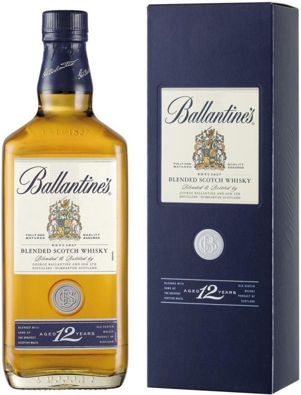 Виски "Ballantine's" 12 Years Old, with box, 0.7 л