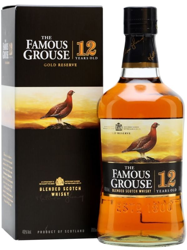 Виски The Famous Grouse Gold Reserve 12 years old, 0.75 л