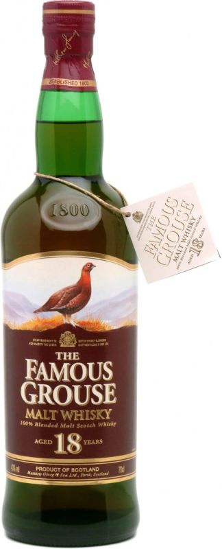 Виски The Famous Grouse Malt Whisky aged 18 years, 0.7 л