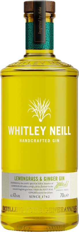 Джин Whitley Neill Lemongrass&Ginger 43% 0,7 л