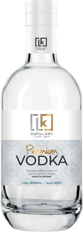 Водка LK Distillery Premium Vodka 0.5 л 40%