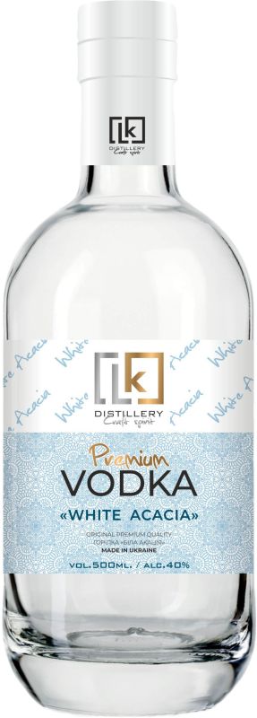 Водка LK Distillery Premium Vodka "WHITE ACACIA" 0.5 л 40%