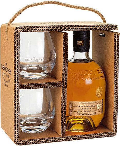 Виски Glenrothes, "Alba Reserve" Single Speyside Malt, gift box with 2 glasses, 0.7 л