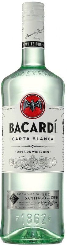 Ром Bacardi Carta Blanca, 1 л