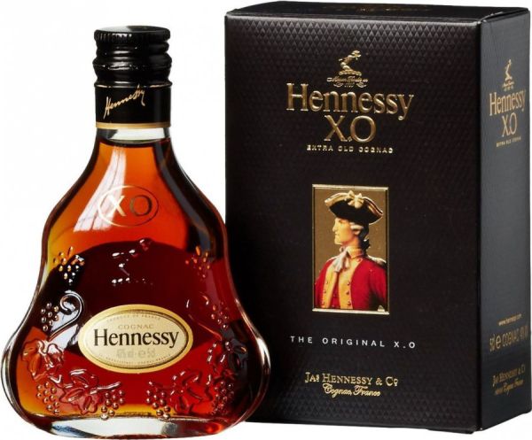 Коньяк Hennessy X.O  with gift box, 50 мл