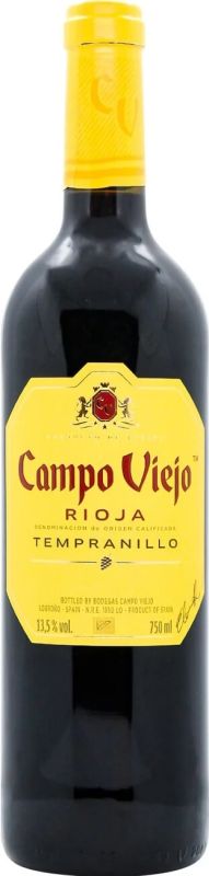 Вино красное сухое Campo Viejo Rioja Tempranillo 0,75 л 10,5-15%