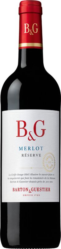 Вино Barton & Guestier Merlot Reserve красное сухое 0.75 л 13%