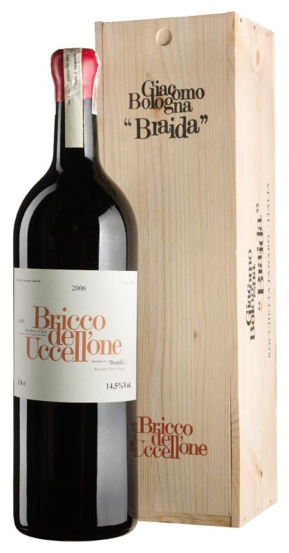 Вино Barbera d`Asti Bricco Dell`Uccellone, wooden box 2006 - 3 л